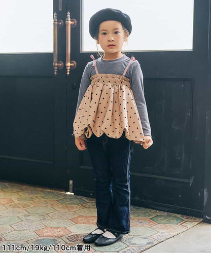 日本童裝 SERAPH 彈力喇叭褲 80-140cm 女童款 秋季 PANTS