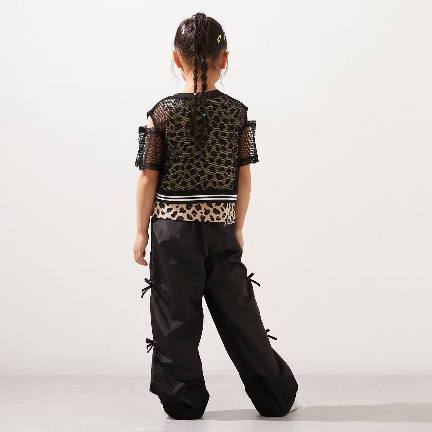 日本童裝 X-girl Stages 防UV 開衩工裝褲 90-140cm 女童款 夏季 PANTS