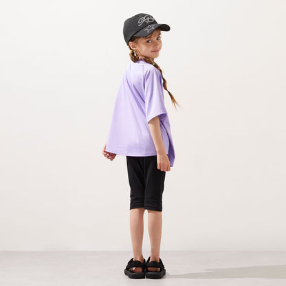 日本童裝 X-girl Stages 貼布LOGO刺繡棒球衫 90-140cm 女童款 夏季 TOPS