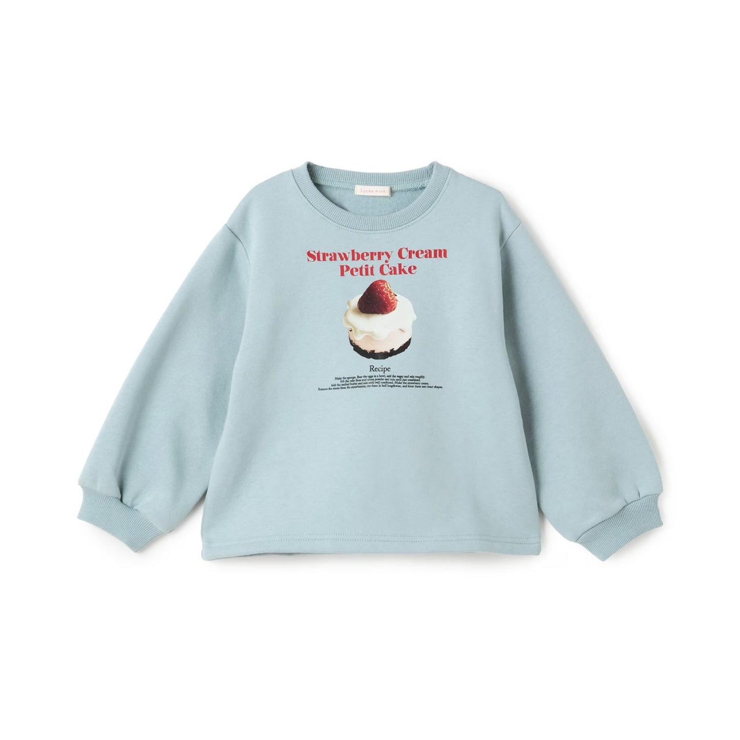 日本童裝 Ly# mine 抓毛蛋糕印花衛衣 100-150cm 女童款 冬季 TOPS