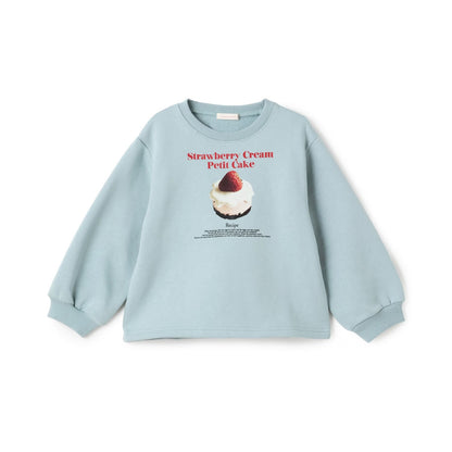 日本童裝 Ly# mine 抓毛蛋糕印花衛衣 100-150cm 女童款 冬季 TOPS