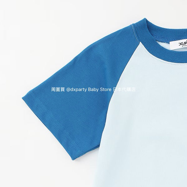 Japanese children's clothing X-girl Stages printed top 80-140cm girls summer TOPS 