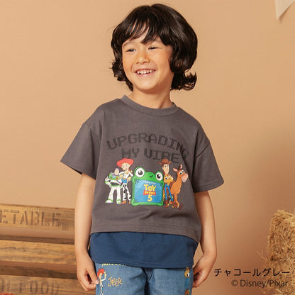 日本童裝 Branshes x Disney ToyStory 撞色拼接上衣 90-140cm 男童款/女童款 夏季 TOPS