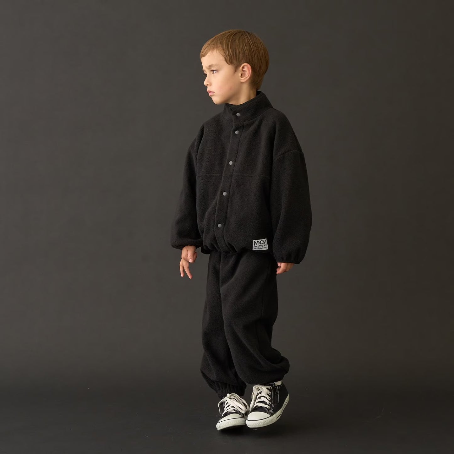 日本童裝 b・R# 抓毛運動兩件套裝 110-150cm 男童款 冬季 OUTERWEAR PANTS