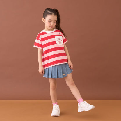 Japanese children's clothing Ly# mine tank top and shorts set 100-150cm girls summer TOPS PANTS 