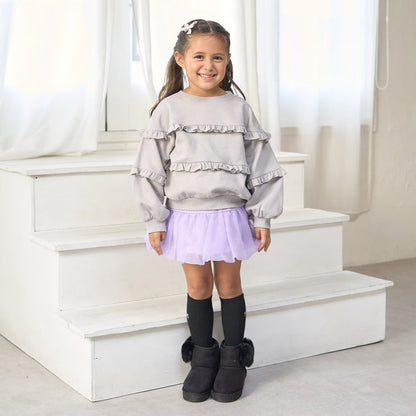 Japanese children's clothing Ly# mine tank top and shorts set 100-150cm girls summer TOPS PANTS 