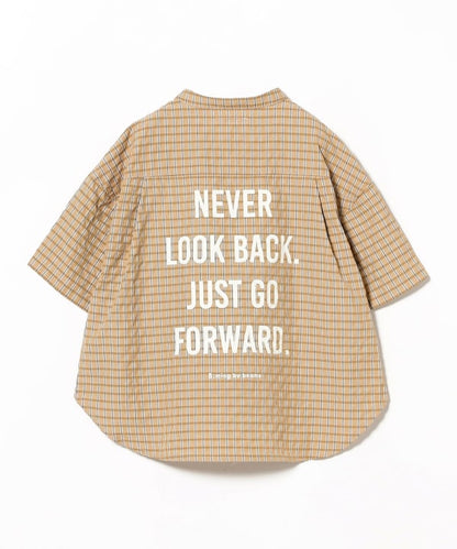 Japanese children's clothing B:MING by BEAMS checkered shirt 100-140cm boys' summer TOPS 