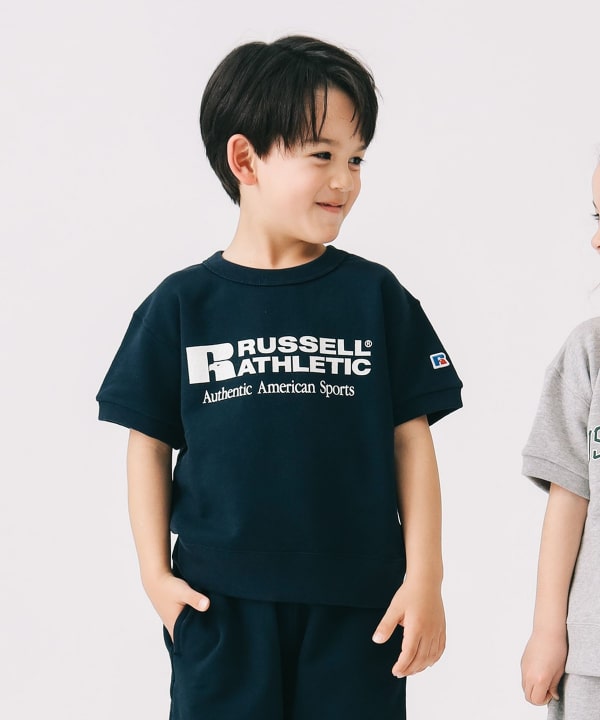 B:MING by BEAMS (Japanese children's clothing) [Special Note] Russell Athletic Short-Sleeve Tops (110-140cm) for Boys and Girls Summer 
