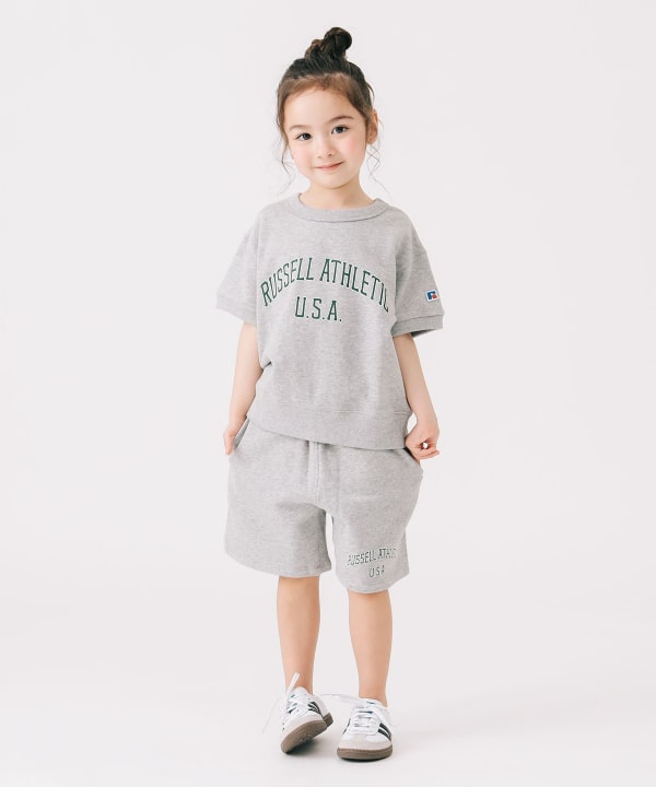 B:MING by BEAMS (Japanese children's clothing) [Special Note] Russell Athletic Short-Sleeve Tops (110-140cm) for Boys and Girls Summer 