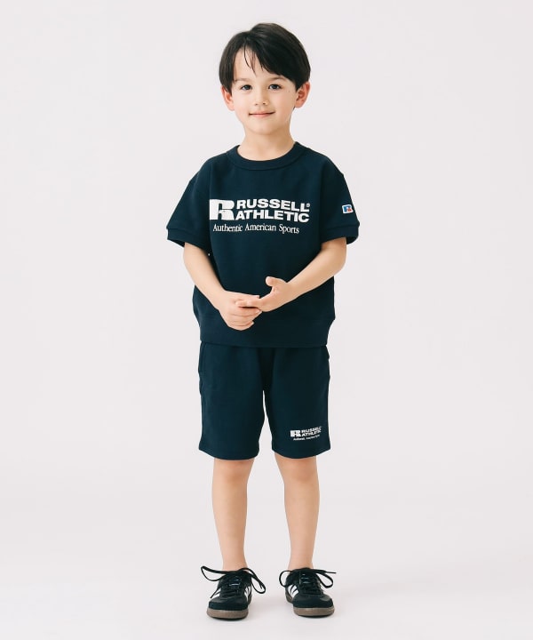 B:MING by BEAMS (Japanese children's clothing) [Special Note] Russell Athletic Short-Sleeve Tops (110-140cm) for Boys and Girls Summer 