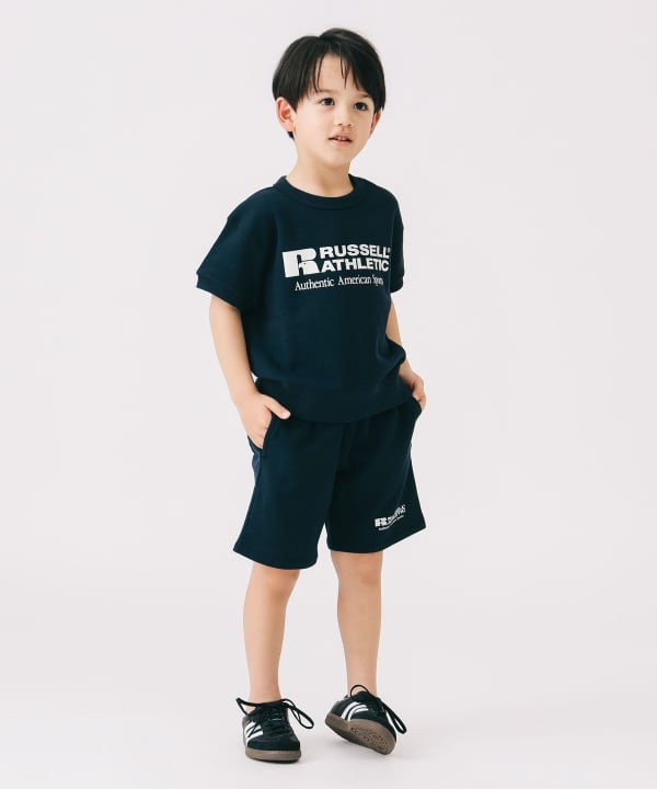 B:MING by BEAMS (Japanese children's clothing) [Special Note] Russell Athletic Short-Sleeve Tops (110-140cm) for Boys and Girls Summer 