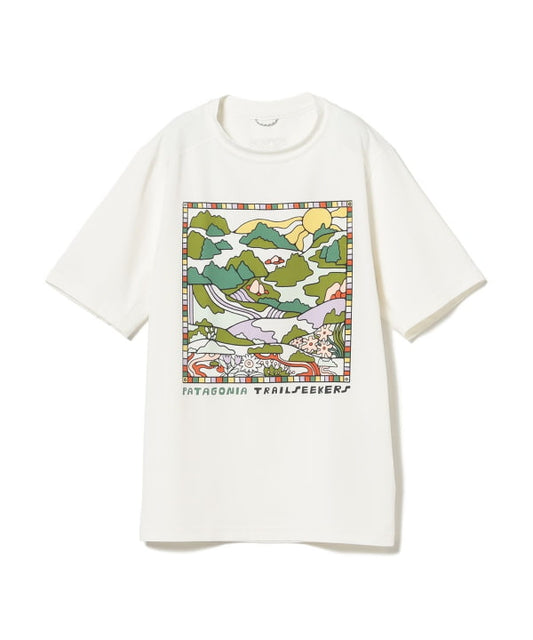 Japanese children's clothing B:MING by BEAMS Patagonia quick-drying series UV protection short-sleeved tops for boys and girls aged 5-14 years old summer TOPS 