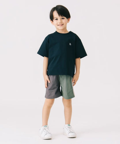 Japanese children's clothing B:MING by BEAMS printed logo top 100-140cm boys' summer TOPS 