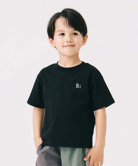 Japanese B:MING by BEAMS Embroidered Logo Tops (100-140cm) for Boys (Summer) 