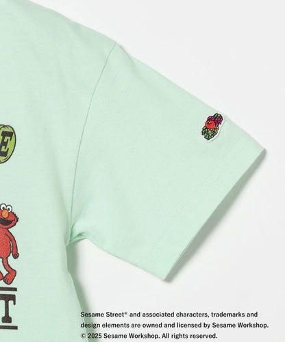 B:MING by BEAMS FRUIT OF THE LOOM Sesame Street Print Top (100-140cm) for Boys and Girls (Summer) 