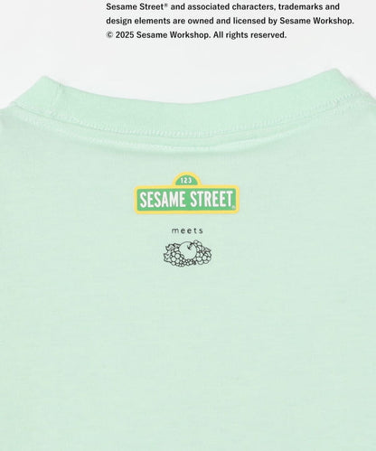 B:MING by BEAMS FRUIT OF THE LOOM Sesame Street Print Top (100-140cm) for Boys and Girls (Summer) 