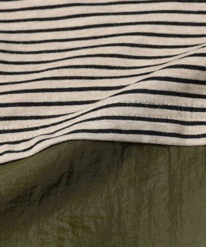 Japanese children's clothing B:MING by BEAMS striped top 100-140cm boys' summer TOPS 