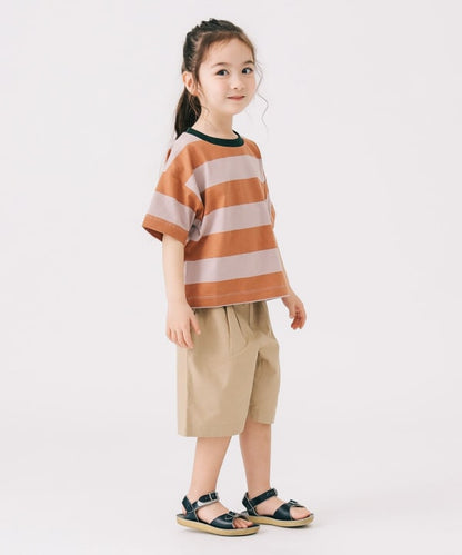 B:MING by BEAMS Japanese children's clothing striped top 100-140cm boys/girls summer TOPS 