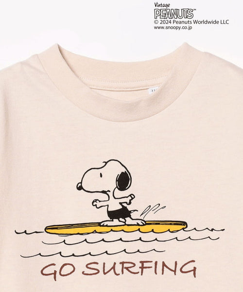 日本童裝 B:MING by BEAMS x Peanuts SURFING短袖上衣 100-140cm 男童款/女童款 夏季 TOPS