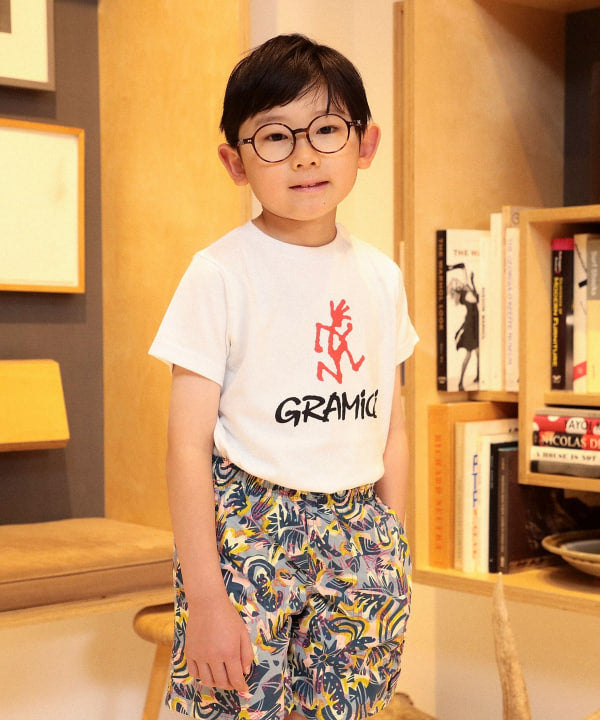 Japanese children's clothing B:MING by BEAMS x Gramicci short-sleeved top 100-150cm boys' summer TOPS 
