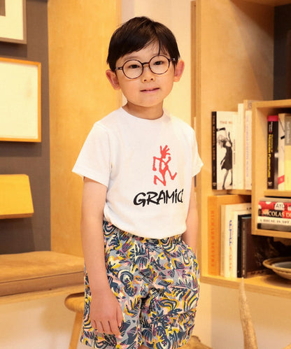 Japanese children's clothing B:MING by BEAMS x Gramicci short-sleeved top 100-150cm boys' summer TOPS 