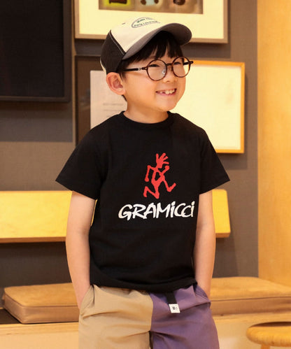 Japanese children's clothing B:MING by BEAMS x Gramicci short-sleeved top 100-150cm boys' summer TOPS 