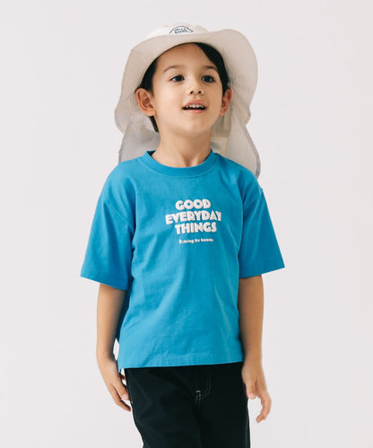 Japanese children's clothing B:MING by BEAMS printed letter top 100-140cm girls summer TOPS 