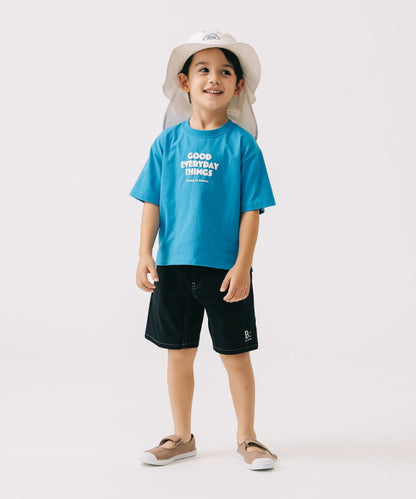 Japanese children's clothing B:MING by BEAMS printed letter top 100-140cm girls summer TOPS 