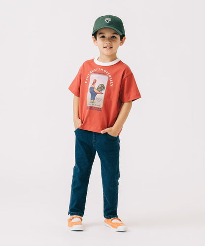 B:MING by BEAMS x Lee 'CAN'T BUST EM' short-sleeved top (110-140cm) for boys and girls (summer) 