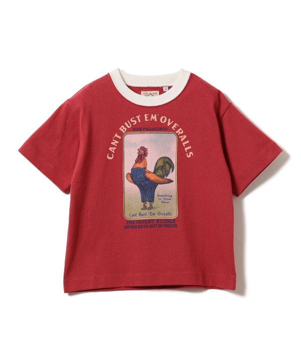 B:MING by BEAMS x Lee 'CAN'T BUST EM' short-sleeved top (110-140cm) for boys and girls (summer) 