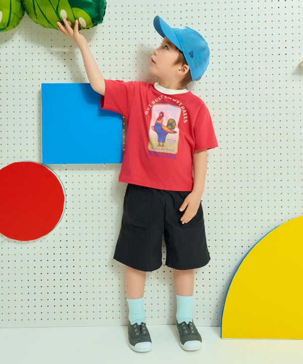 B:MING by BEAMS x Lee 'CAN'T BUST EM' short-sleeved top (110-140cm) for boys and girls (summer) 