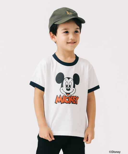 Japanese children's clothing B:MING by BEAMS Disney / MICKEY printed top 90-150cm boys/girls summer TOPS 