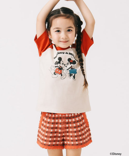 Japanese B:MING by BEAMS Disney / MICKEY &amp; MINNIE Tops 90-150cm Boys'/Girls' Summer TOPS 