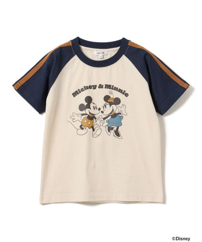 Japanese B:MING by BEAMS Disney / MICKEY &amp; MINNIE Tops 90-150cm Boys'/Girls' Summer TOPS 