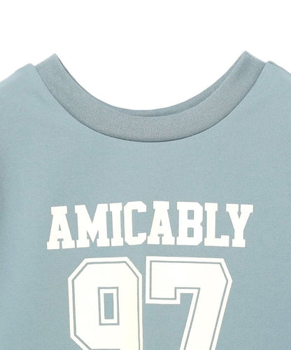 Japanese children's clothing B:MING by BEAMS 2Way two-piece digital print top (100-140cm) for boys and girls summer TOPS 