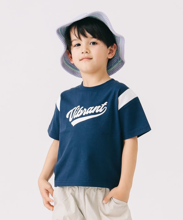 Japanese children's clothing B:MING by BEAMS short-sleeved top 100-140cm boys' summer TOPS 