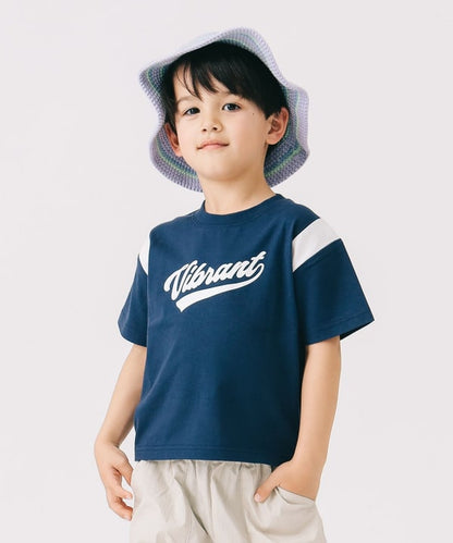 Japanese children's clothing B:MING by BEAMS short-sleeved top 100-140cm boys' summer TOPS 