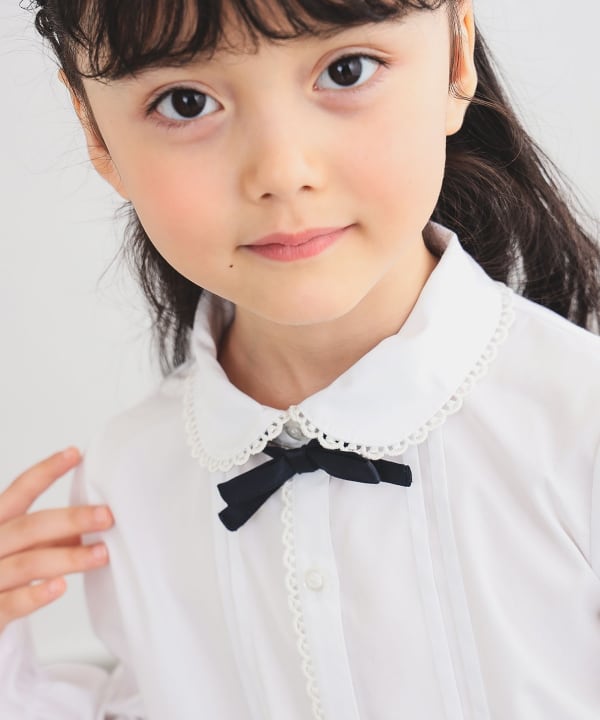 Japanese children's clothing B:MING by BEAMS shirt 100-130cm girls summer dresses for interviews/banquets/performances 