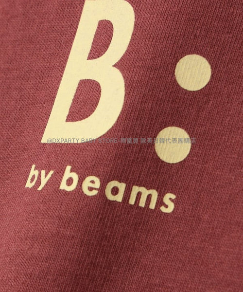 日本童裝 B:MING by BEAMS LOGO印花長袖上衣 90-140cm 男童款/女童款 秋季 TOPS