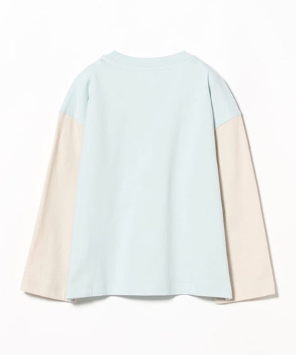 Japanese children's clothing B:MING by BEAMS letter print top 100-140cm boys summer TOPS 