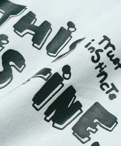 Japanese children's clothing B:MING by BEAMS letter print top 100-140cm boys summer TOPS 