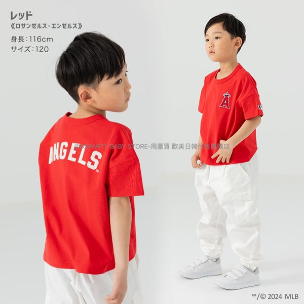 日本童裝 MLB 短袖上衣 90-150cm 男童款/女童款 夏季 其他品牌童裝 TOPS