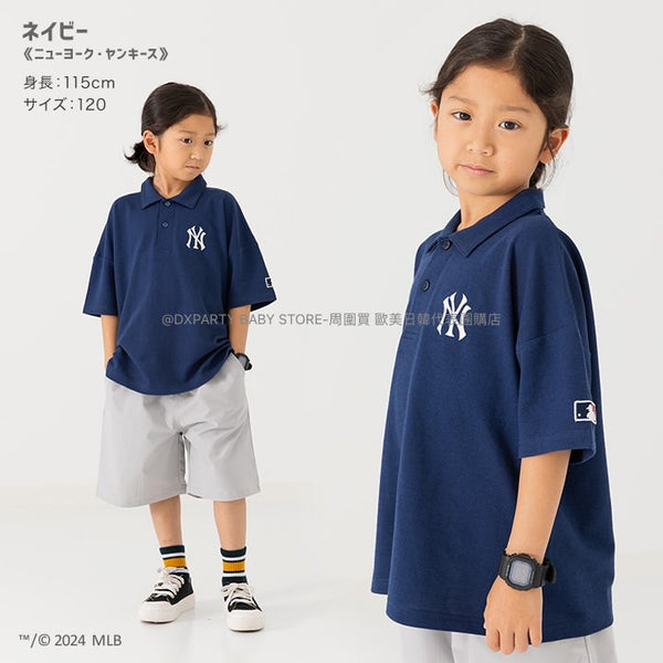 日本童裝 MLB polo短袖上衣 100-150cm 男童款/女童款 夏季 其他品牌童裝 TOPS