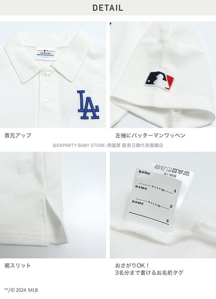 日本童裝 MLB polo短袖上衣 100-150cm 男童款/女童款 夏季 其他品牌童裝 TOPS