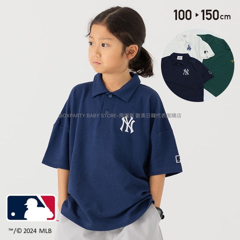 日本童裝 MLB polo短袖上衣 100-150cm 男童款/女童款 夏季 其他品牌童裝 TOPS