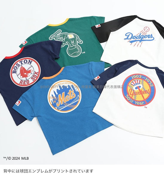 日本童裝 MLB 短袖上衣 100-160cm 男童款/女童款 夏季 其他品牌童裝 TOPS