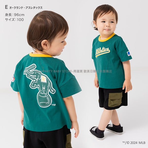 日本童裝 MLB 短袖上衣 100-160cm 男童款/女童款 夏季 其他品牌童裝 TOPS