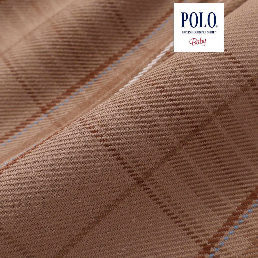 日本童裝  SLAP SLIP x POLO BCS 格仔連身裙及打底褲套裝 70-80cm 女童款 初生嬰兒 秋季 DRESSES PANTS