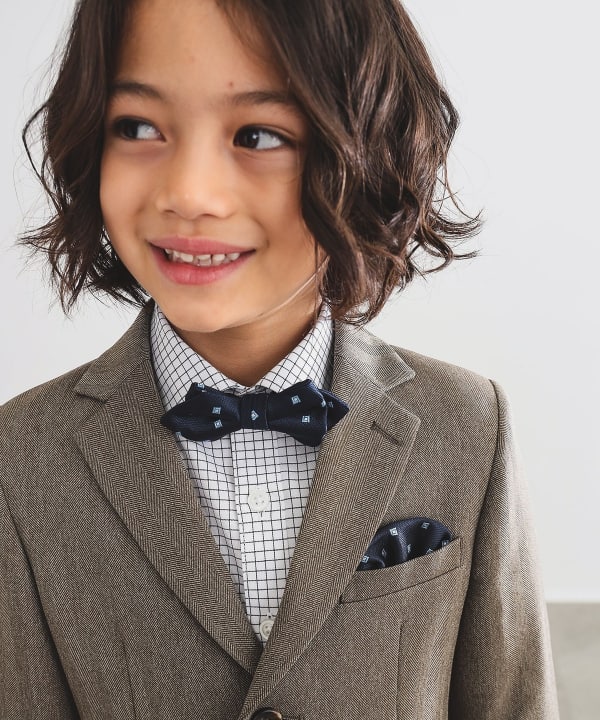 Japanese children's clothing B:MING by BEAMS three-piece suit 100-130cm boys' summer outerwear tops pants interviews/banquets/performances 