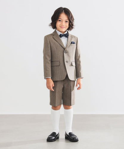 Japanese children's clothing B:MING by BEAMS three-piece suit 100-130cm boys' summer outerwear tops pants interviews/banquets/performances 
